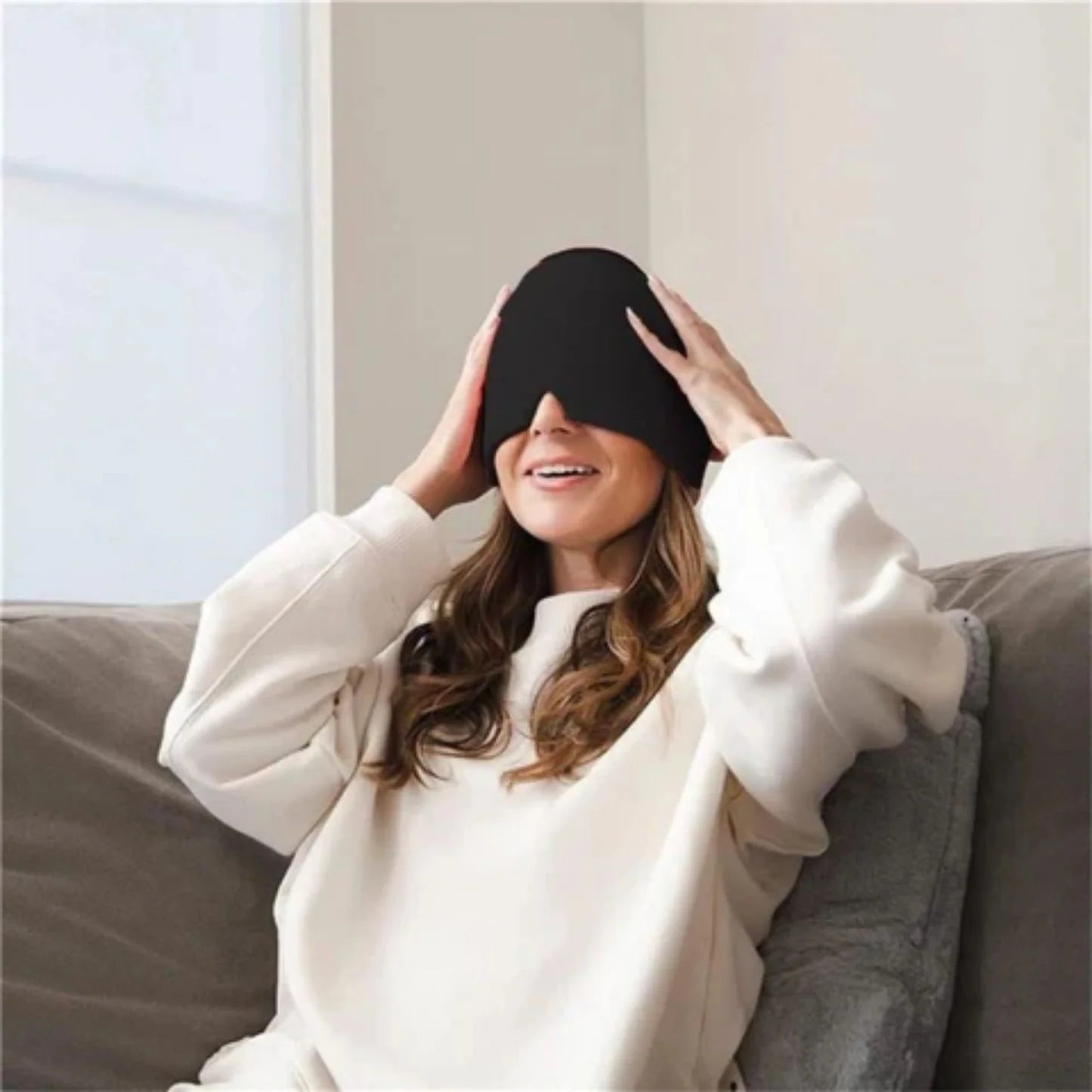 Fluencee® | GORRO DE GEL PARA DOLOR DE MIGRAÑA