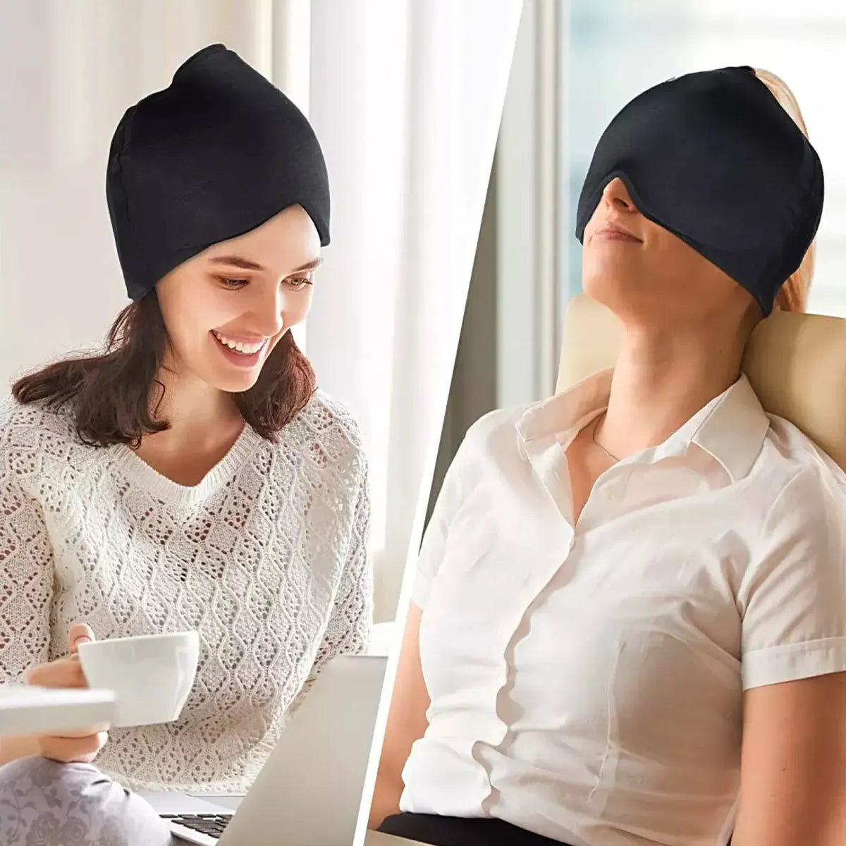 Fluencee® | GORRO DE GEL PARA DOLOR DE MIGRAÑA